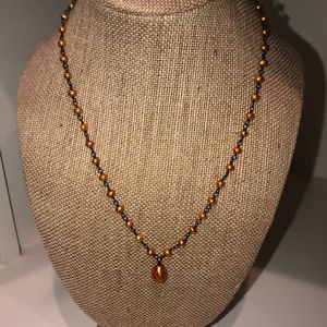 SILPADA FRESHWATER PEARLS Copper Necklace